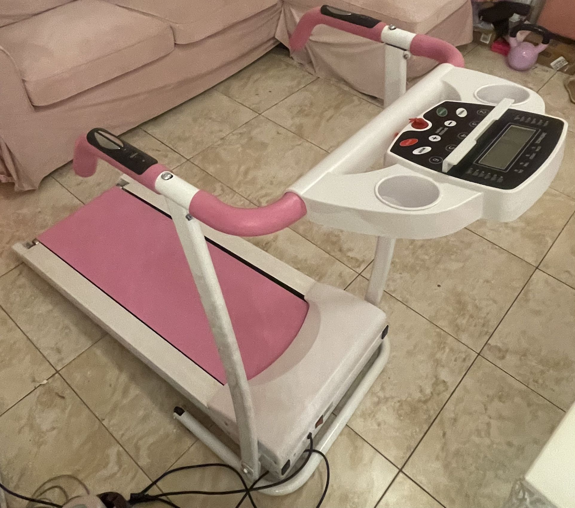 Pink Treadmill Never Used