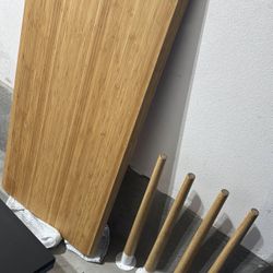 Desk 55” x 25.5” x 28” height