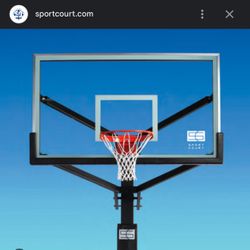 Sport Court Basketball Hoop With Stand 