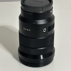 Sony - E PZ 18-105mm f/4.0 G OSS Power Zoom Lens