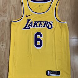 🔥🔥 Nike LA Lakers LeBron James Swingman Jersey - Medium