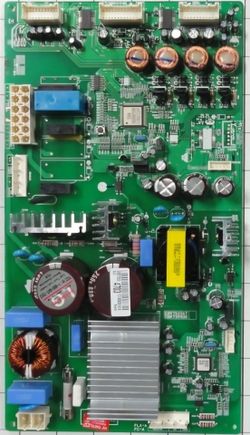 LG LFX31925ST Refrigerator Electronic Control Board PCB Assembly Green Used
