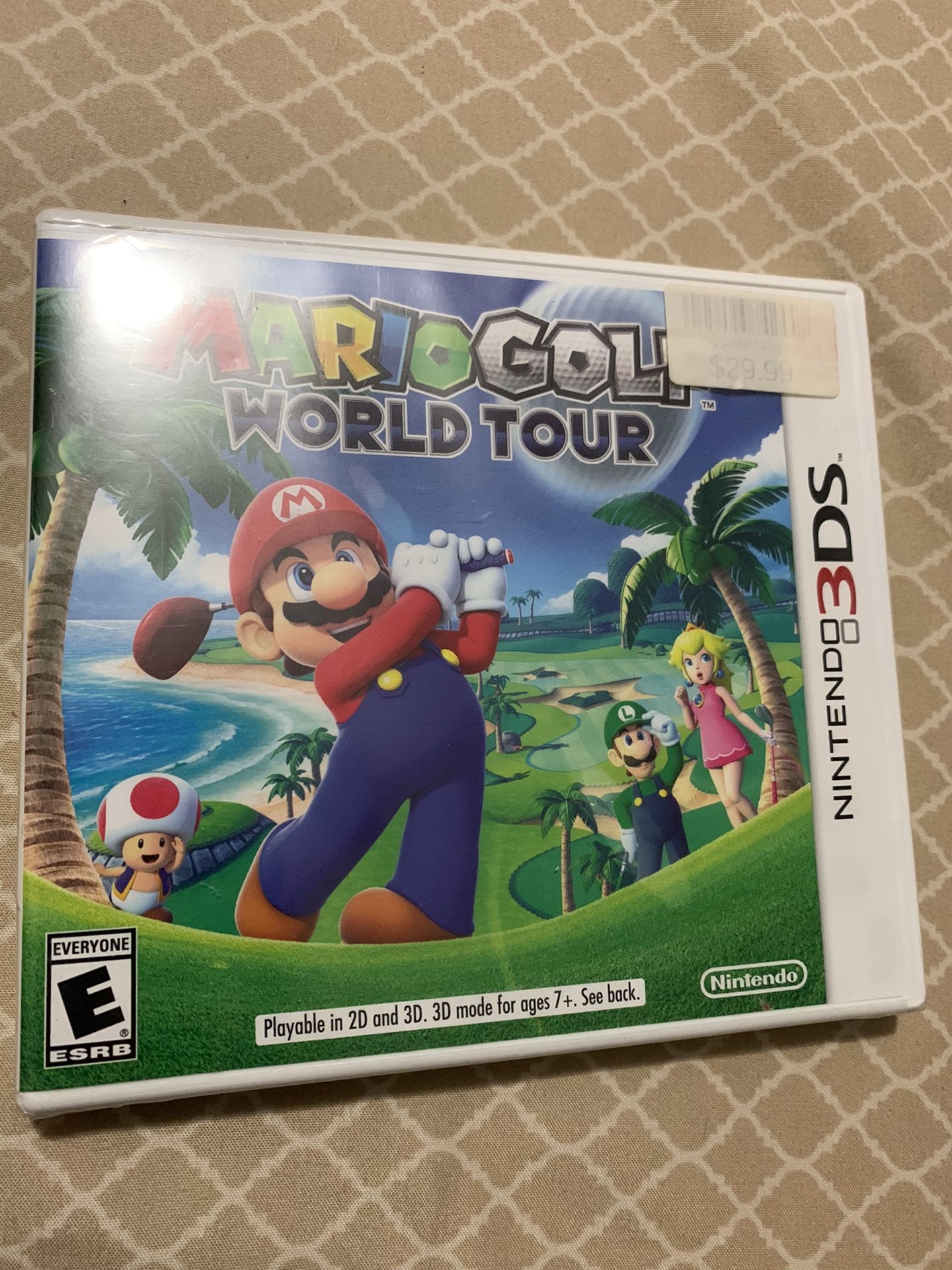nintendo 3ds mario golf world tour brand new sealed
