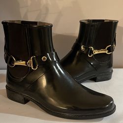 Burberry Ackmar Rain Boots Size 10