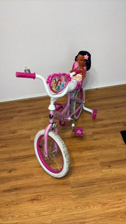 Disney Princess 16” Bike with helmet