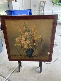 Vintage folding table