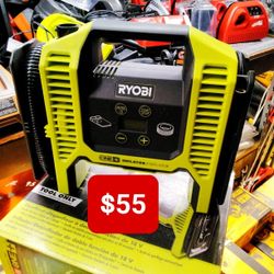 Home depot best sale tire inflator ryobi