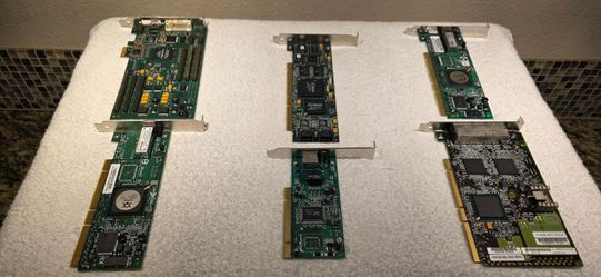 Vintage/Enterprise PCI & PCI-X Expansion Cards-FPGA,SataRaid,QuadNIC,OpticalHBA