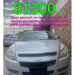 2013 Chevy Malibu No Credit Application No Requirement
