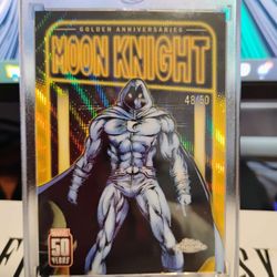 2025 Topps Chrome Marvel Moon Knight Golden Anniversaries 50 YEARS /50
