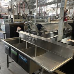 Three Compartment Sink 