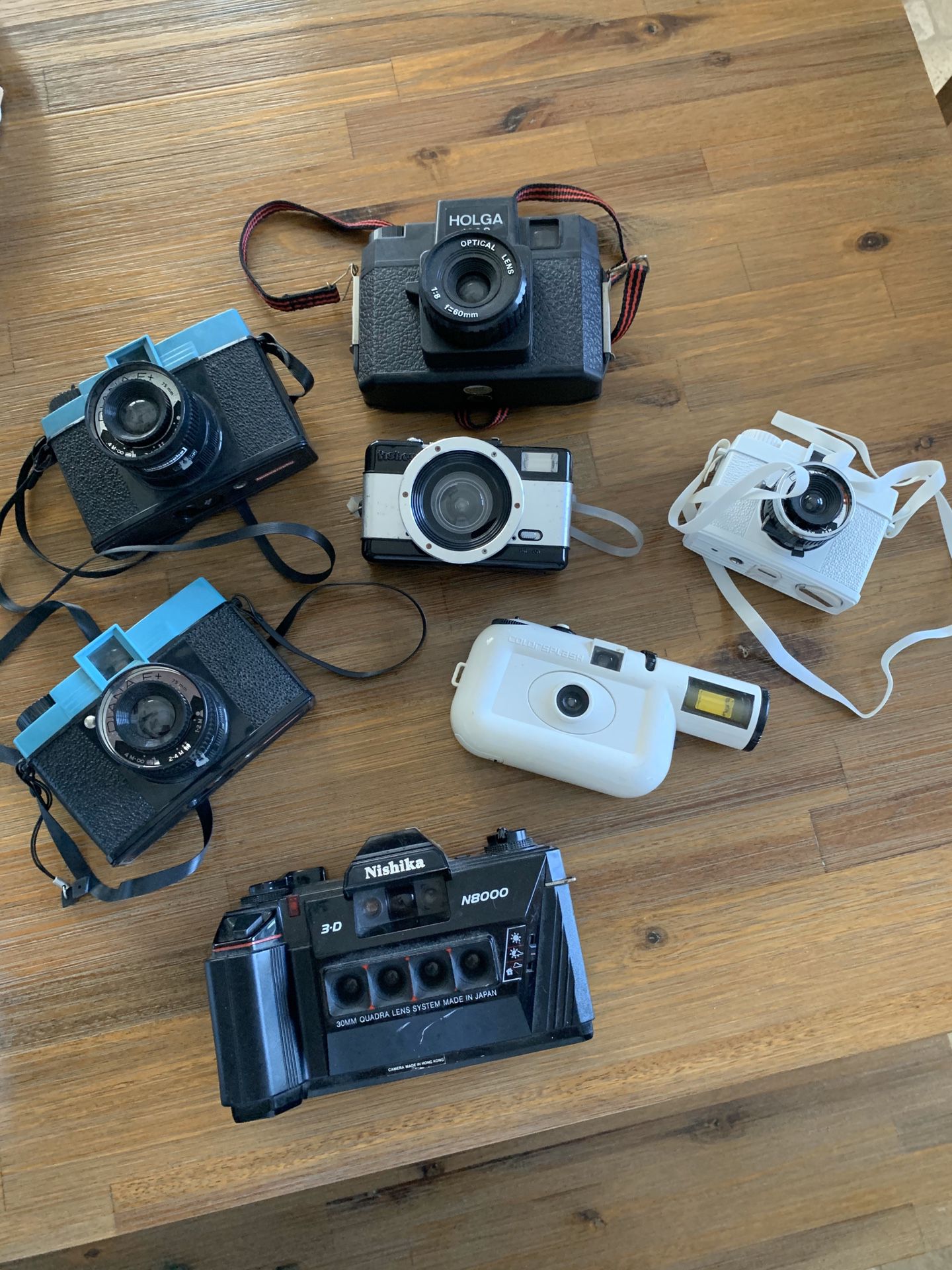Nishika N8000 w/ other film cameras