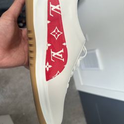 Louis Vuitton x Supreme Sneakers Size 9 - Priced to Sell!