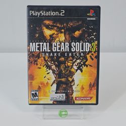 Metal Gear Solid 3 Snake Eater (Sony PlayStation 2 PS2, 2004)