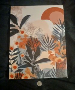 Boho canvas wall art