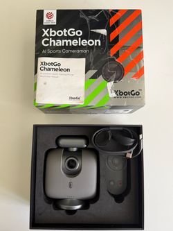 XbotGo Chameleon AI Auto Sports Action Camera - 4K 60FPS Soccer Camera and Basketball Tracking Camera for Team Sports, Live Streaming, No Subscription
