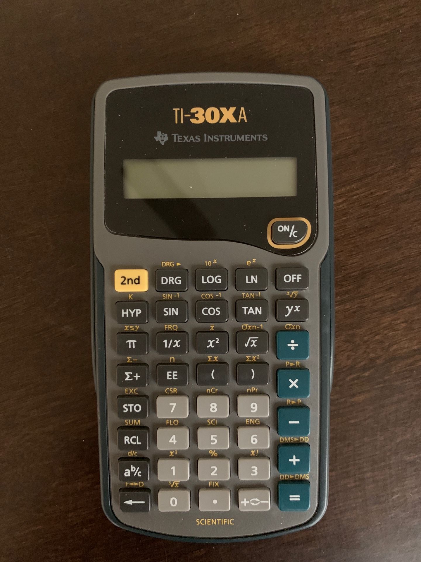 Calculator TI-30XA