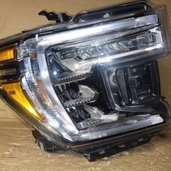 2019 2020 2021 2022 GMC SIERRA PASSENGER SIDE FULL LED  HEADLIGHT  OEM