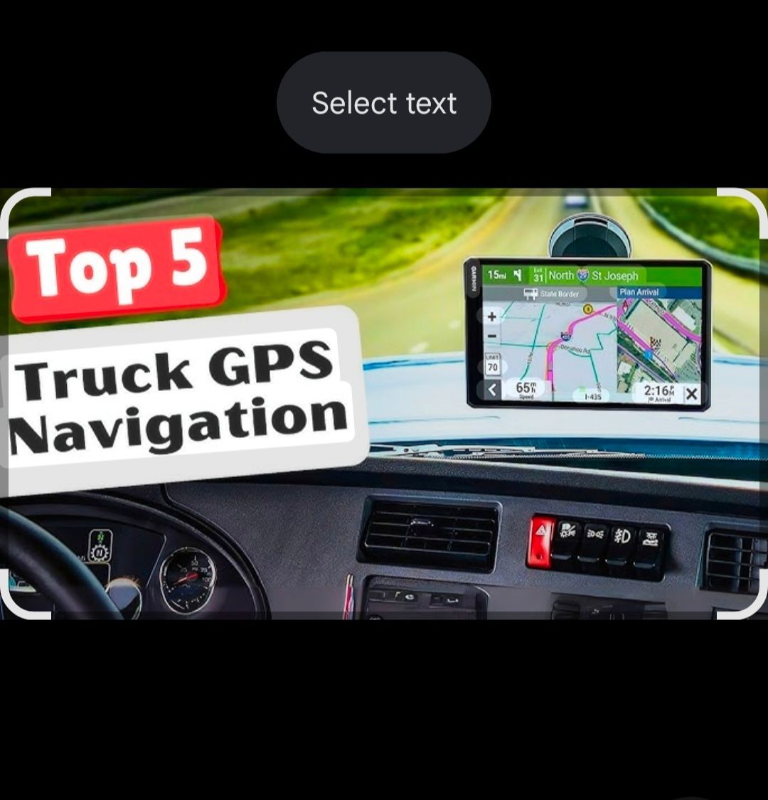 Garmin Dezl OTR1010 10-inch Truck GPS Navigation System