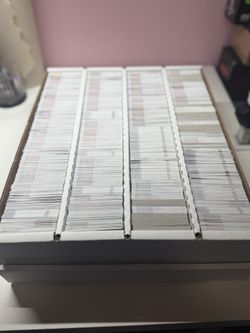 Box Full Of Baseball Base Cards