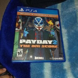 Pay Day 2 For Ps4 