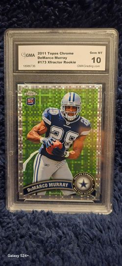 2011 Topps Chrome Gem MT DeMarco Murray 10 #173 Xfractor Rookie