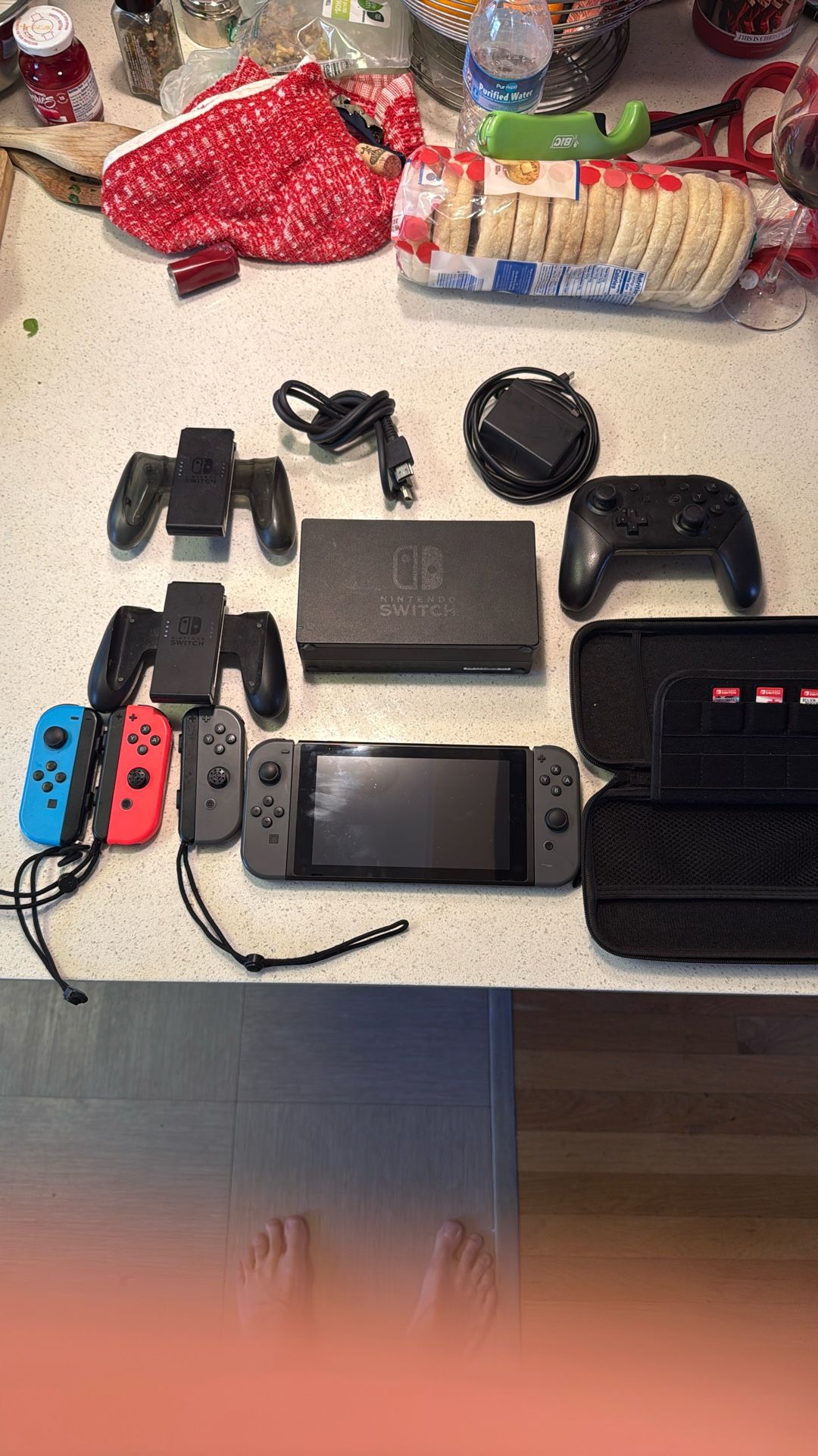 Nintendo Switch With Accessories