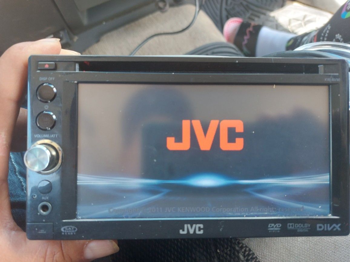 STEREO JVC CD DVD AUX USB SELE KITA LA CARITA DETACHABLE FASE GOOD CONDICIÓN ABLO ESPAÑOL 