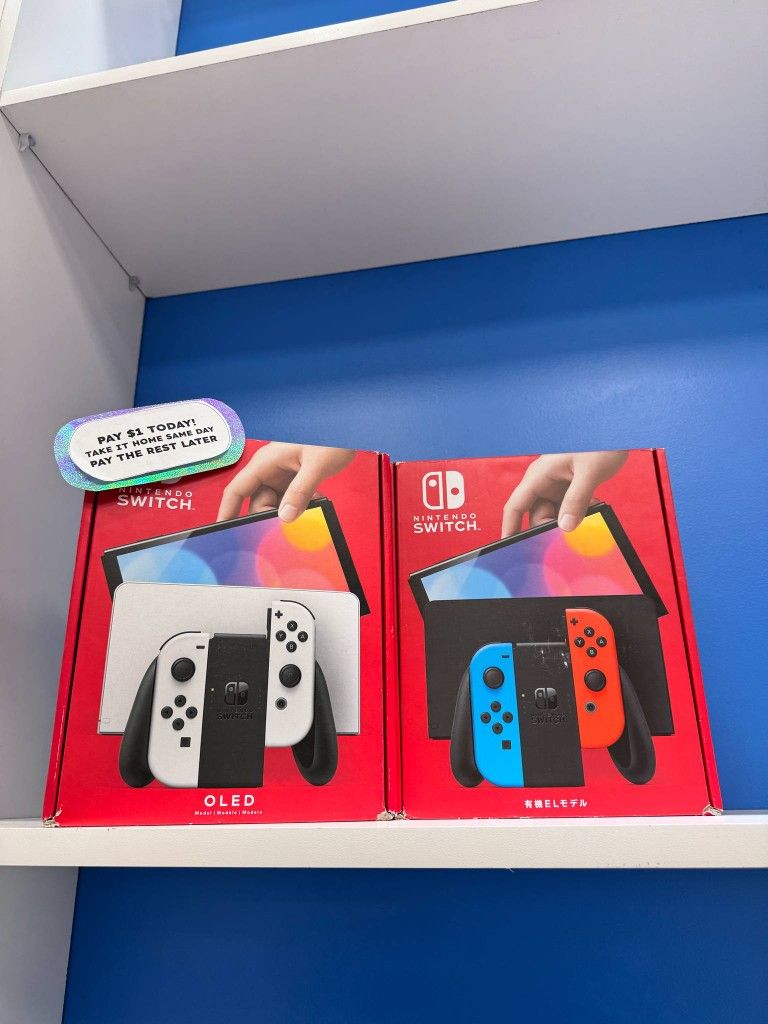 Nintendo Switch OLED Gaming Console New - Pay $1 DOWN AVAILABLE - NO CREDIT NEEDED