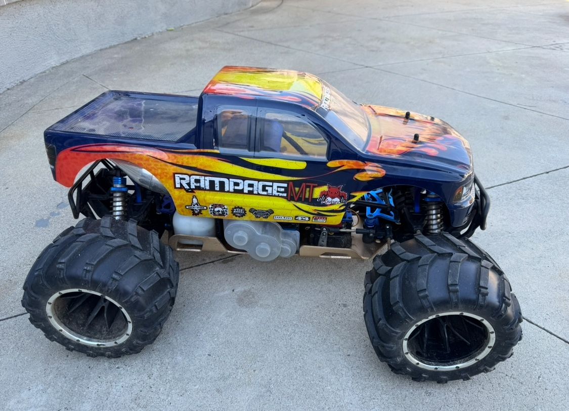 1/5 Scale Gas Rc Truck 4x4 With Remote