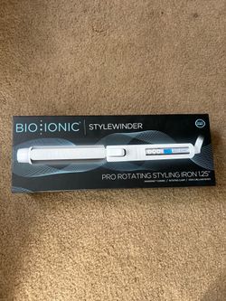 Bio Ionic StyleWinder Pro Rotating Styling Iron 1.25”  In Box