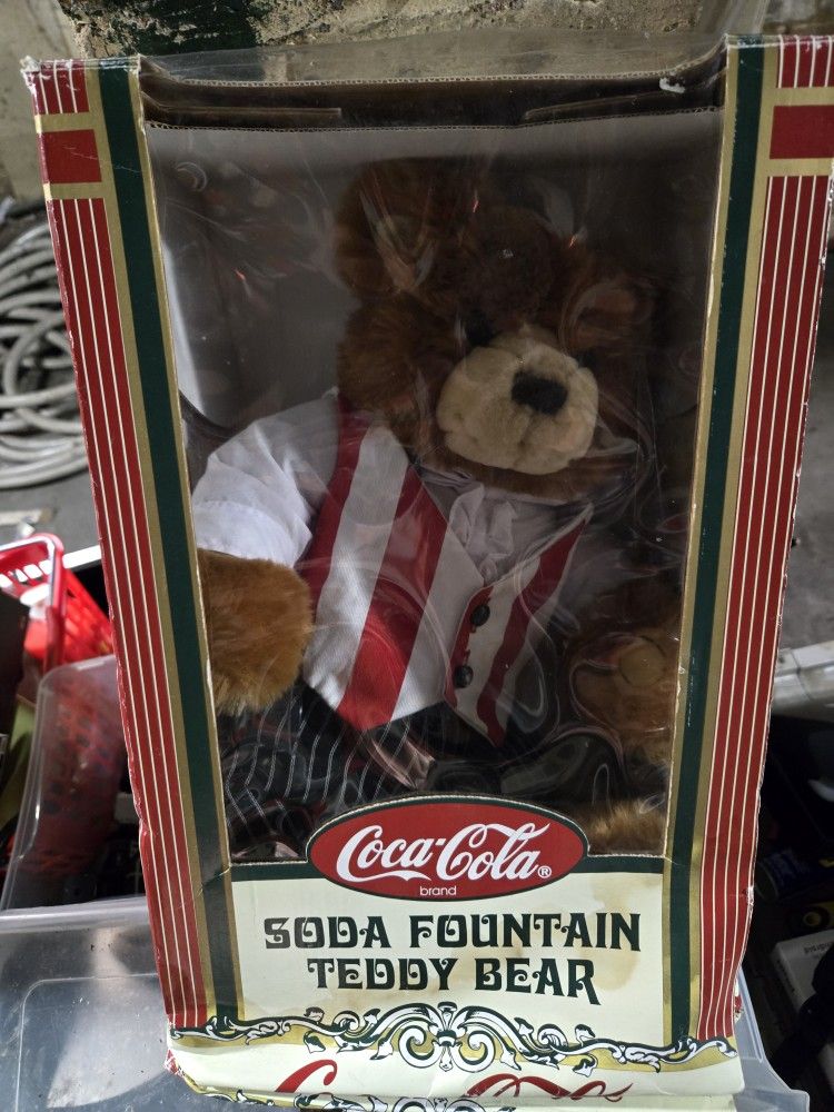 Vintage Limited Edition Coca Cola Teddy Bear 