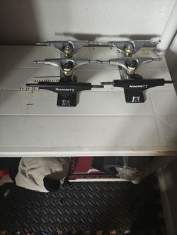Random skate board trucks