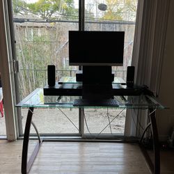 Desk - glass
