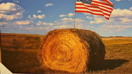 American Oklahoma Scene Canvas 30” Wall Art