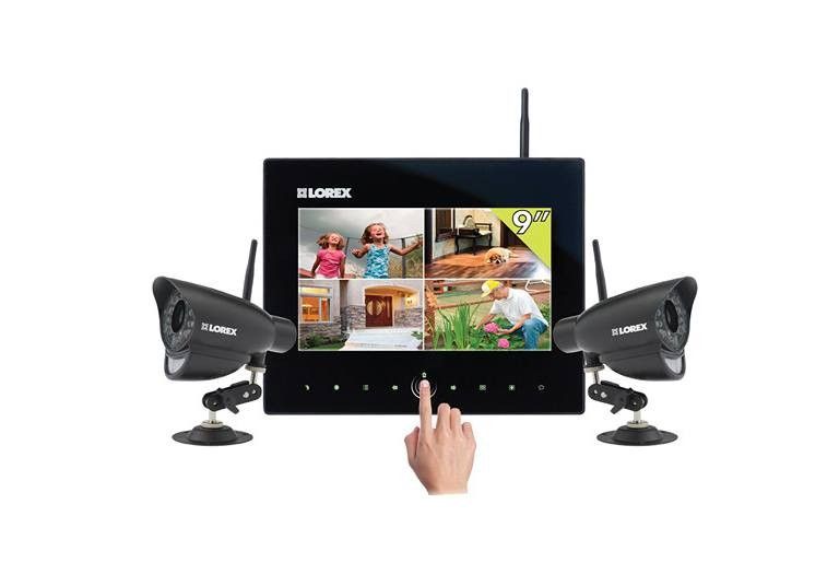 NEW Lorex Live SD+ 9" MONITOR/DVR Combo Kit with 2 WIRELESS Bullet CAMERAS