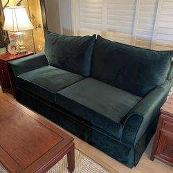 Beautiful Forrest Green Sofa
