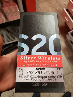 S20 plus Cloud blue new open to all carriers