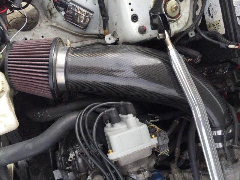 civic integra carbon fiber whale penis intake