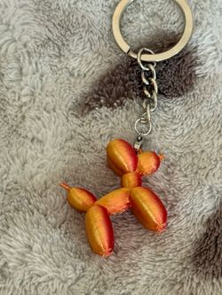 Keychain dog balloon