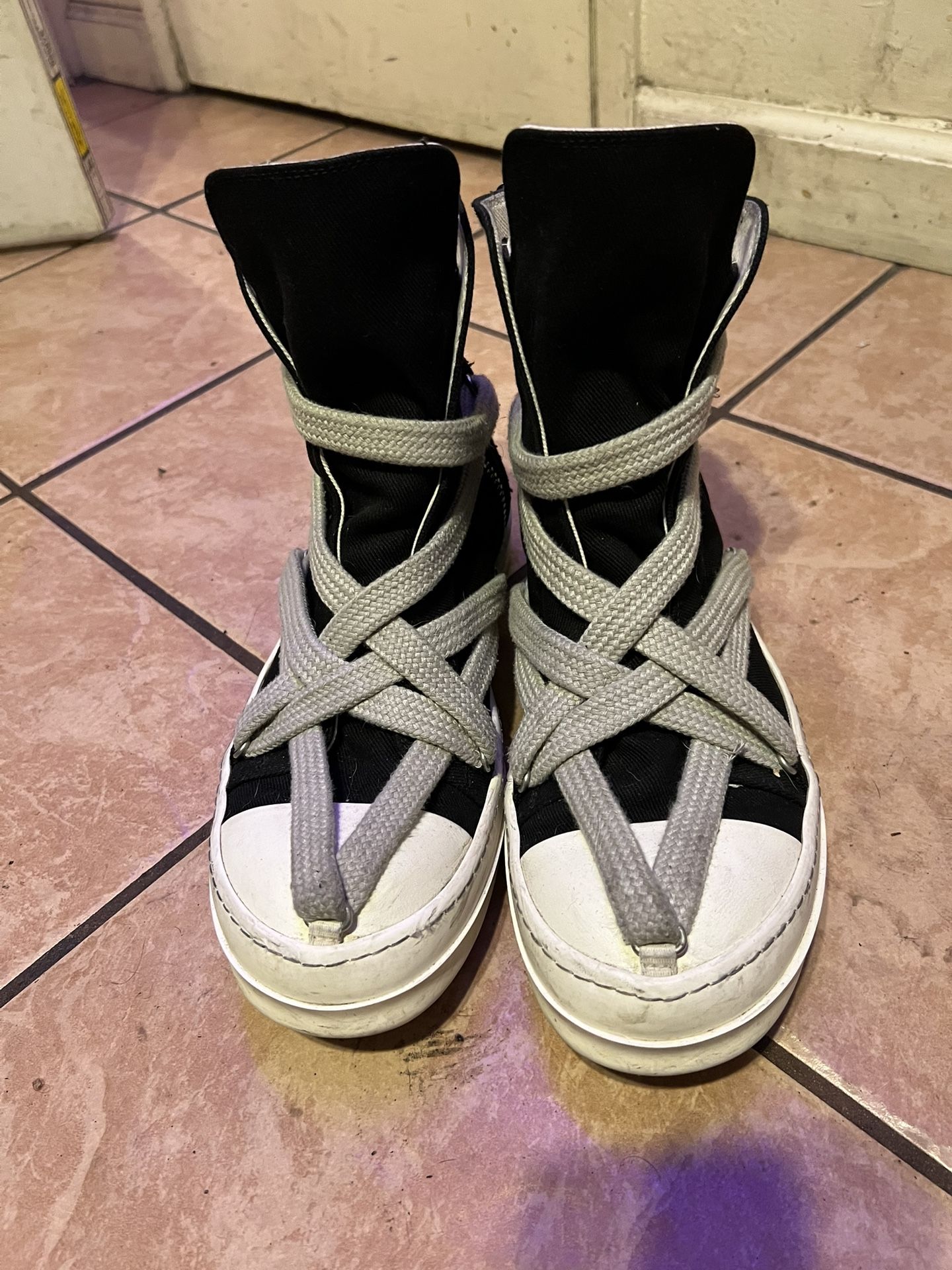 Rick Owens Jumbo Lace Hex Ramones 
