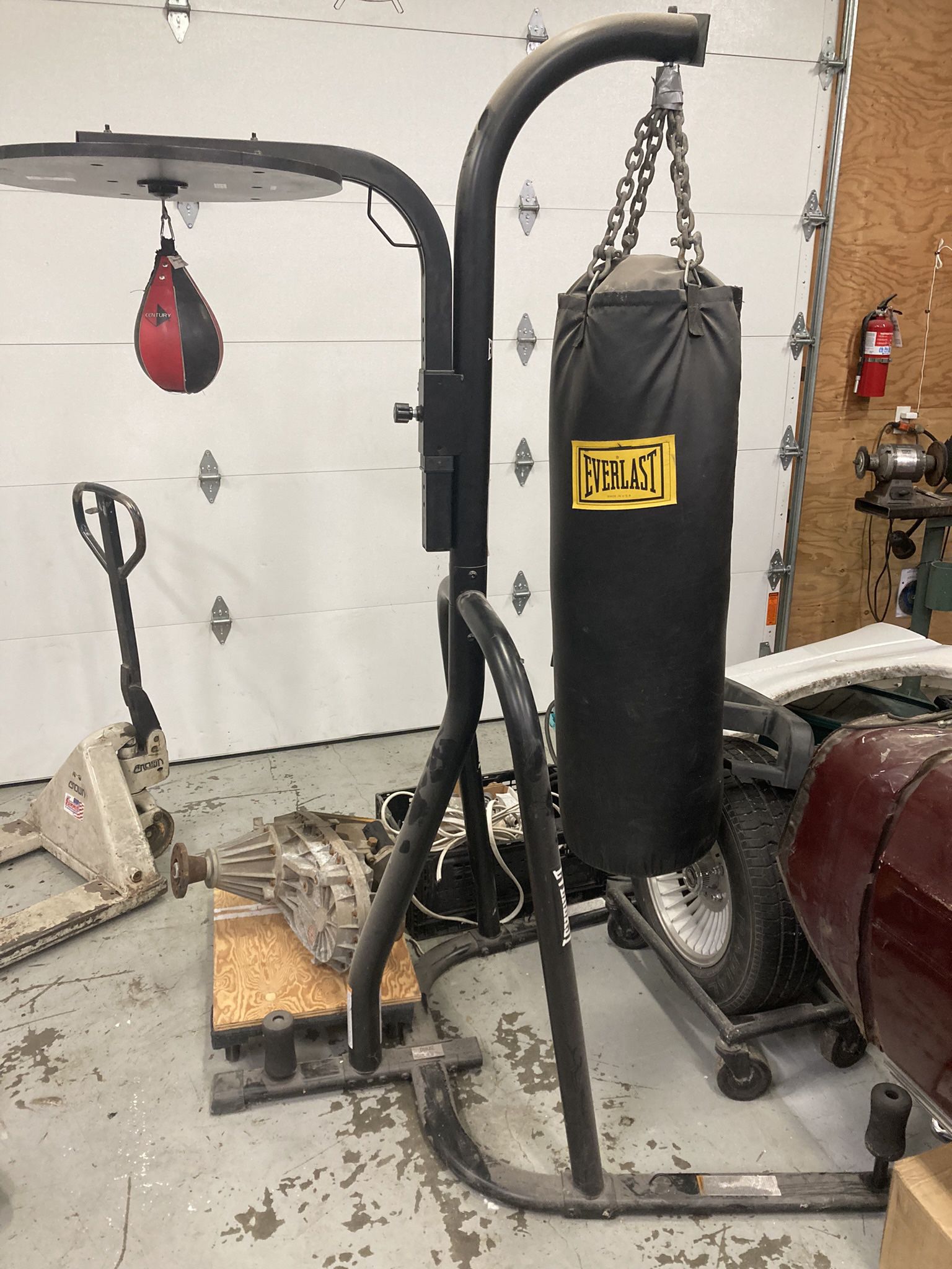 Everlast Heavy Bag Speed Bag And Stand