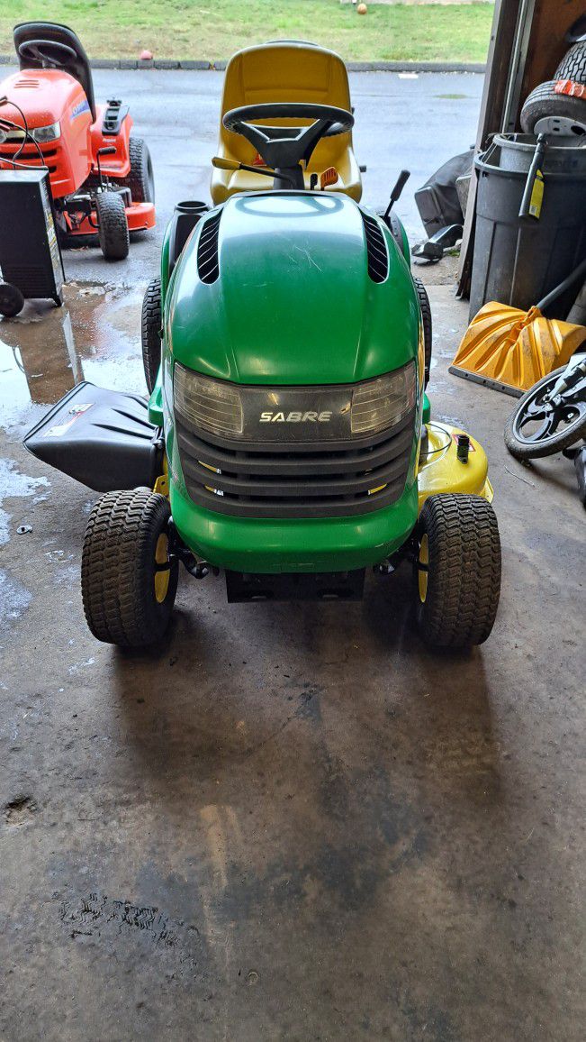 For Sale: 2011 John Deere Sabre 24HP with 42" Deck has 165hrs comes with  Bagger $1,400 

