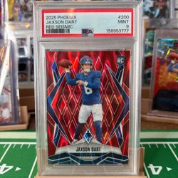 Jaxson Dart 2025 Phoenix Red Seismic /99 RC PSA 9
