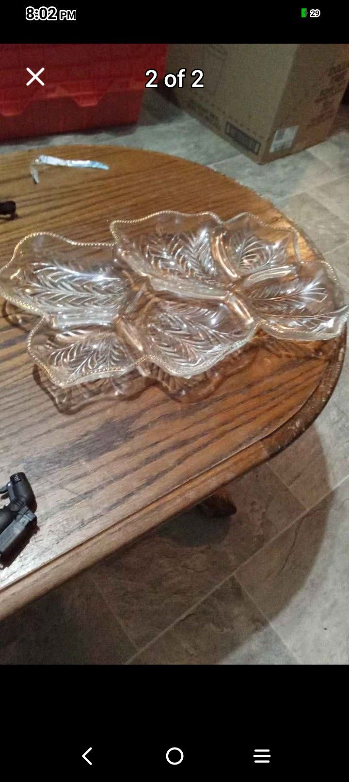 Leaf Shaped Serving Tray