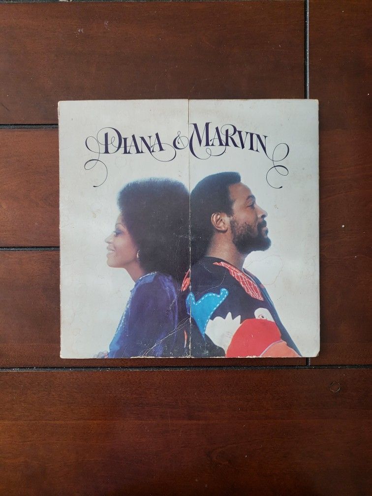 Marvin Gaye And Diana Ross 1973 Motown Vintage Vinyl Record Album Lp Soul