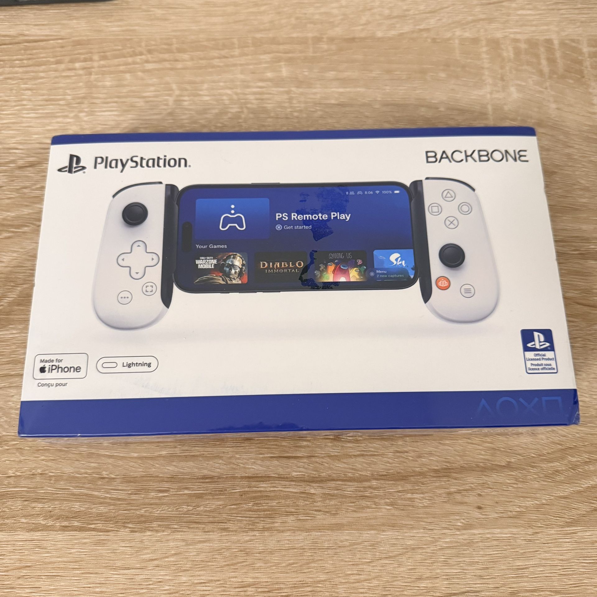 Brand New PlayStation Backbone Lightning iPhone Controller