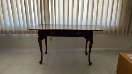 Solid wood table 24”w x 54”L x 30”H