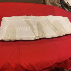 Decorative Japanese Ceramic Glaze Plant Trays. 