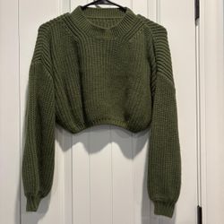 SHEIN Women's Green and Khaki Jumper(2)11